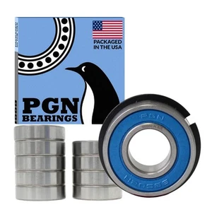 (10 Qty) PGN - 99502HNR Snap Ring & Sealed Ball Bearing - 5/8" x1-3/8 x7/16 -... - Picture 1 of 8