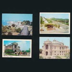 Juego de 4 postales soviéticas vintage de Odesa Ucrania Ópera Potemkin escaleras URSS - Imagen 1 de 9