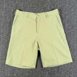 Peter Millar Shorts Mens 32 Green Crown Sport Golf Moisture Wicking MS17EB82 - Picture 1 of 10