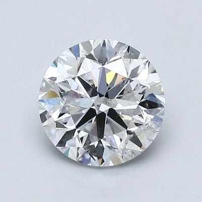 Certificate GIA 1.02 Carat Round Natural Mined Diamond Loose E color I1 clarity - Image 1 of 2
