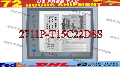 Terminal gráfico de 15,0 pulgadas sellado de fábrica 2711P-T15C22D8S/B 2711PT15C22D8S ¡Nuevo! Foto 1 de 4
