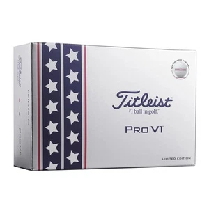 NEW LIMITED Titleist Pro V1 2025 USA Perf Align Golf Balls White - Half Dozen - Picture 1 of 4