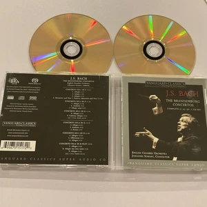 J.S. Bach - The Brandenburg Concertos 2x 24K GOLD SACD 5.1/ST AUDIOPHILE HIFI - Bild 1 von 4