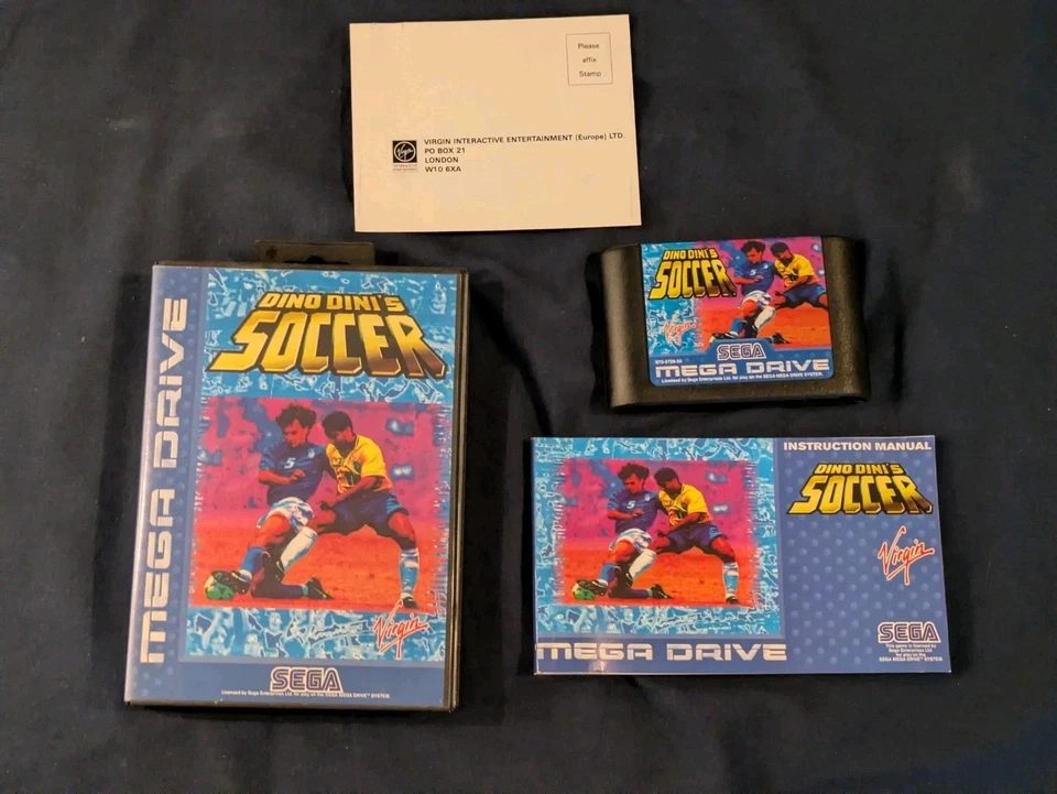 Dino Dini´s Soccer - Sega Mega Drive - OVP Komplett - DE PAL - Bild 1 von 3
