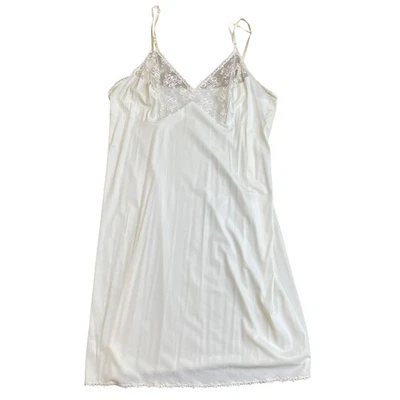 Винтажный Vanity Fair слоновой кости кружева отделки скольжения платье белье ночная рубашка - Изображение 1 из 3