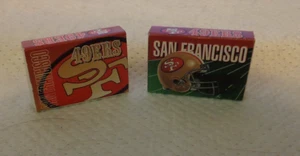SAN FRANCISCO 49ERS--2 BOXES OF MATCHES--STRIPES-NEW NEVER USED--SIZE 2 X 2 1/4" - Picture 1 of 1