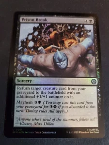 NM Foil Prison Break, MTG, Marvel's Spider-Man, Magic the Gathering, 61 - Picture 1 of 2