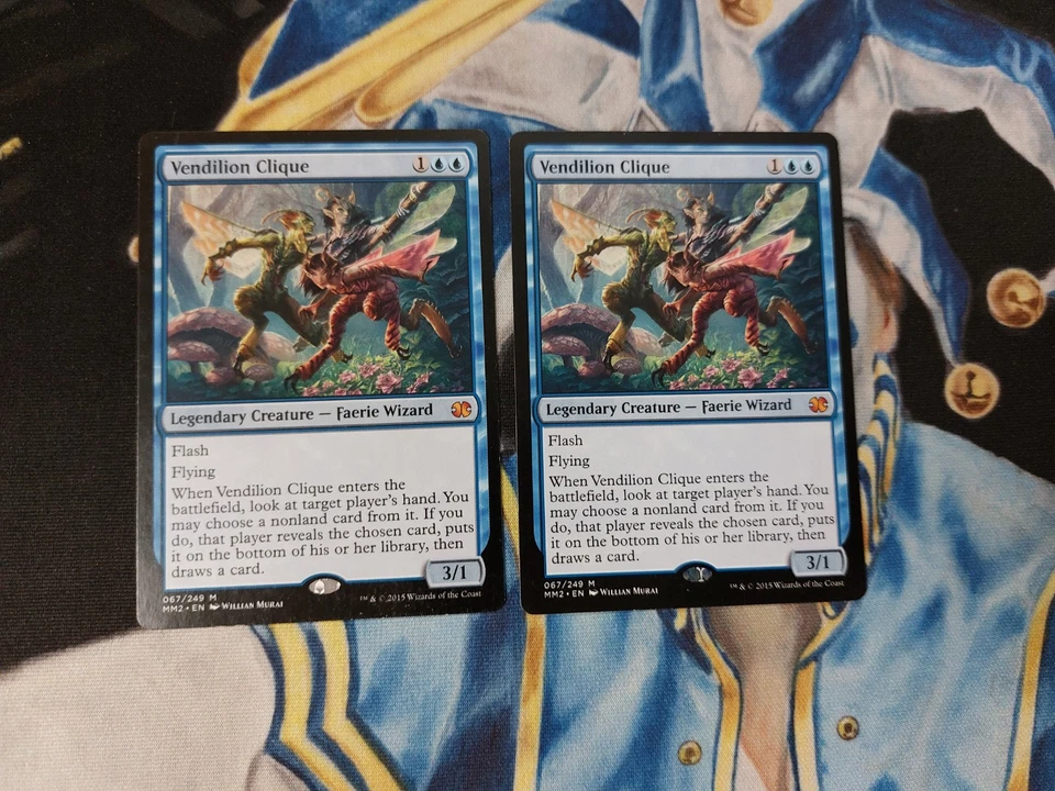 Vendilion Clique MTG Modern Masters 2015 Blue Mythic Creature LP - MP x2 - Image 1 of 4