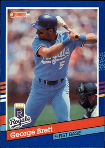 1991 Donruss Baseball #201 George Brett 