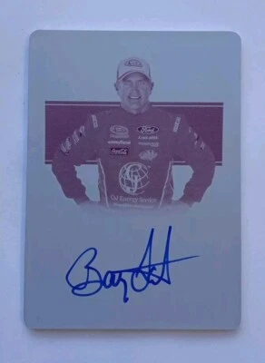 2016 Panini National Treasures Bobby Labonte Auto Autograph Printing Plate 1/1 - Image 1 of 2