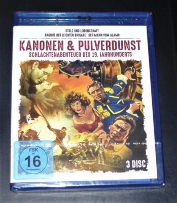Cannon & Pulverdunstschlachten Adventure Des 19. Century 3 blu ray Set New - Image 1 of 2