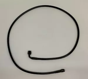 Black Max 48" Stainless Steel Braided Brake Line-3AN Straight/90 Ends - Foto 1 di 1