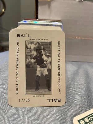 Throwback Threads Polo Grounds 35 Ball Short Fly 2005 #81 ¡Joe Mauer/35! PLC1 Foto 1 de 2