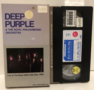 VHS Deep Purple at Royal Albert Hall1969 w/royal Symphony Orchestra JAPAN Import - Imagen 1 de 6