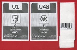 Panini : Premier League 2025 · Transfer Update · Album Stickers U1-U48 - Picture 1 of 49