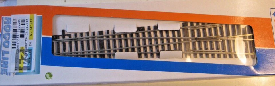 Roco Line 42489 H0 Weiche rechts WR10 Neu in OVP - Bild 1 von 1