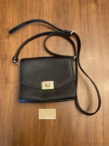 Michael Kors/Pebbled Leather/Cassie/Crossbody/Black/NEW - Picture 1 of 7