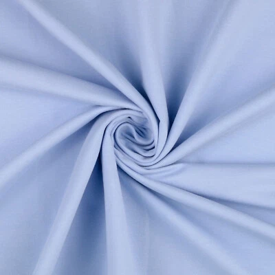 SWEATSHIRT Stoff elastisch weich Hoodies Pullover Jogging HELLBLAU EUR 15,98/m - Bild 1 von 3