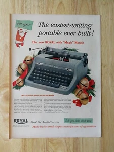 Vintage 1951 Royal Magic Margin Schreibmaschine ganze Seite Originalanzeige 921 - Bild 1 von 1