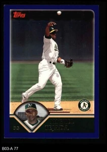2003 Topps #77 Miguel Tejada Athletics 8 - NM/MT - Picture 1 of 2