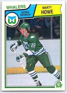 1983-84 O-Pee-Chee Marty Howe Hartford Whalers #139
