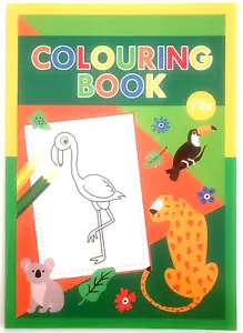 Dschungel Malbuch für Kinder mit 72 Ausmal Bildern Malen Zeichnen bunt Farben - Bild 1 von 3