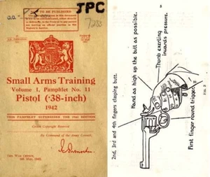 Enfield/Webley .38 Revolver/Pistol 1942 - British Small Arms Training - Picture 1 of 1
