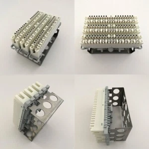 Back Mount Frame for Krone Module Telephone Module Bracket 3 5 Rows - Photo 1/12