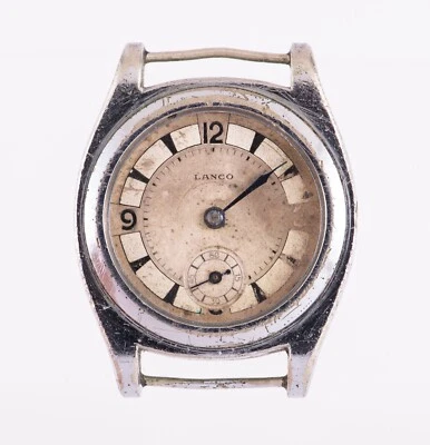 Reloj suizo vintage Lanco mecánico 15 joyas para reparación Foto 1 de 4