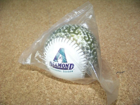 1998 Inaugural Season Arizona Diamondbacks baseball ball snakeskin design MLB Cover