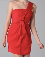 bcbg one shoulder
