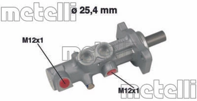 Cilindro maestro del freno - METELLI 05-0579 - Immagine 1 di 4
