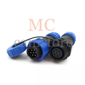 SP13 7Pin Pair Electrical Connector Plug Socket,Circular Waterproof Connector - Picture 1 of 9
