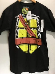 Youth Halloween Ninja Turtle Tee Shirt Size L (12/14) DC Comics New - Picture 1 of 3