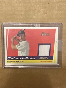 Nolan Arenado 2016 Topps Heritage Clubhouse Collection Relic CCR-NA - Picture 1 of 2