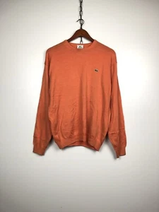 Lacoste Pullover Pullover Pullover Basic Wolle orange Größe L - Bild 1 von 8