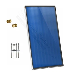 Flachkollektor Solarthermie Sonnenkollektor Solarkollektor mit Montageset 2,51m² - Bild 1 von 1