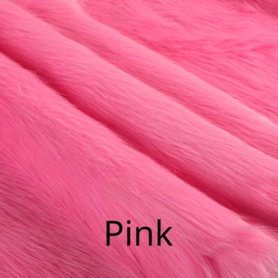 20*50CM Long Haired Faux Fox Fur Fabric Thick Fluffy Furry Fabric Background Sew - Image 1 of 4