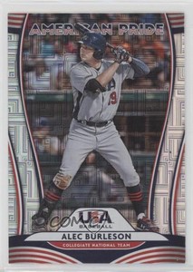 2020 Panini Donruss American Pride Vector Alec Burleson Joey Gallo #AP19