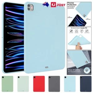 For iPad 5/6/7/8/9/10/11th A16 Gen Air M3 2025 Pro Mini Slim Silicone Case Cover - Picture 1 of 69