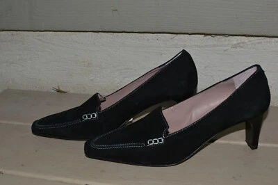 Designer "Massimo Baldi" Womens Black Suede   Shoes Sz 8 Retail $150.00   - Image 1 of 4