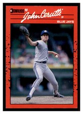 1990 Donruss #645 JOHN CERUTTI Toronto Blue Jays ~F4P