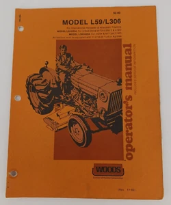 Woods L59 H244 L306 H254 Mower for IH 244 254 Mitsubishi MIT210 MIT250 Manual 82 - Picture 1 of 10