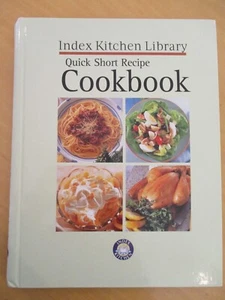 Index Kitchen Library Quick Short Recipe Cookbook full colour spiral bound 112pg - Picture 1 of 5