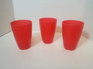 Tupperware Open House 4793A-4 Large Red 18oz. Tumblers Set of 3 - Picture 1 of 4
