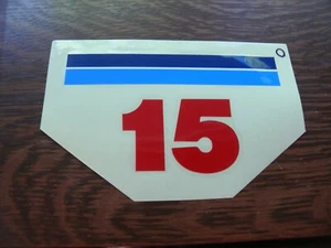 1 calcomanía marcador de cubierta de motor/capó Tohatsu OEM, 15 HP, 363-67536-1 pegatina - Imagen 1 de 2