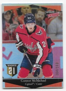 20/21 UPPER DECK EXTENDED ULTIMATE VICTORY SILVER #UV26 Connor McMichael #64/100 - Picture 1 of 2
