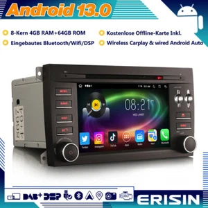 8-Kern Android 13 Autoradio GPS Porsche Cayenne CarPlay DVD DAB+ Wifi Canbus DTV - Bild 1 von 21