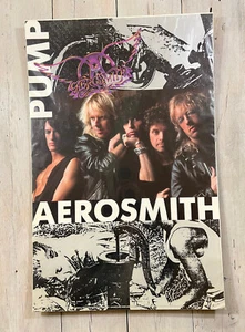 Vtg Aerosmith Original 1989 Pump Album Promotional Poster 34x22 - Picture 1 of 5