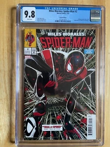 MILES MORALES: SPIDER-MAN #2! CGC 9.8! STEPHANIE HANS VARIANT COVER! - Picture 1 of 4